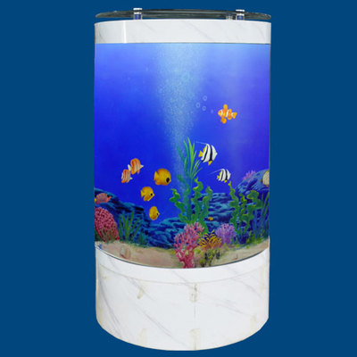 衡水博軒水族用品 實木3D立體透雕魚缸生產廠家批發價格與產品圖片
